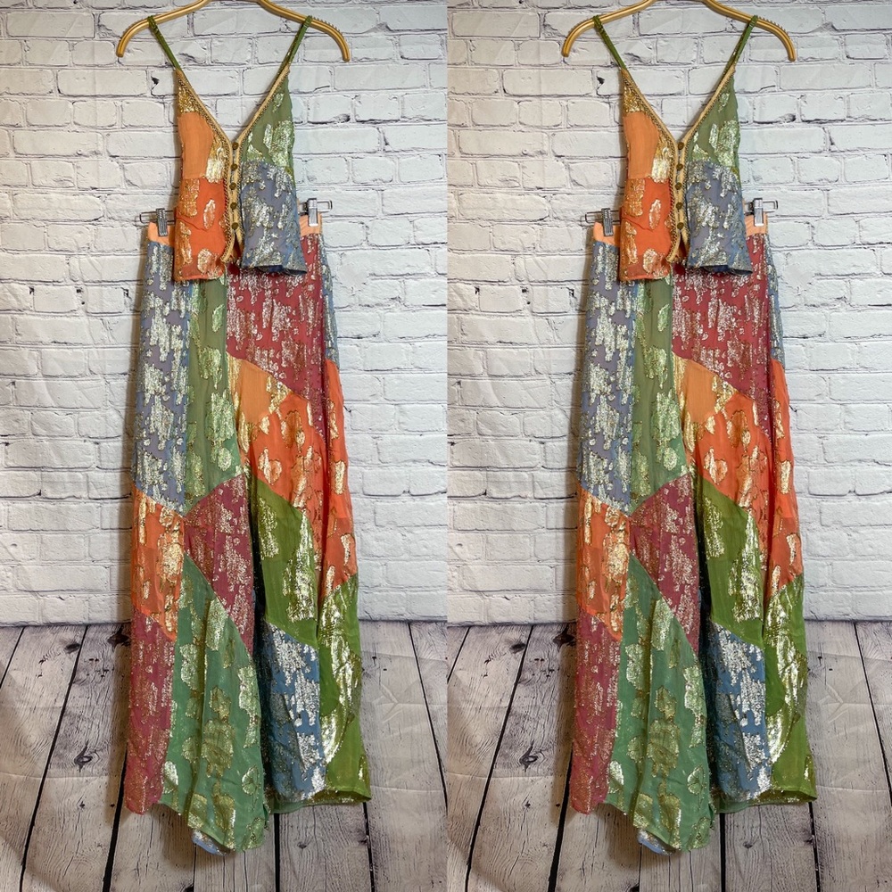 New Free People Mini Moon Pants Top Set sz Medium